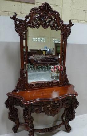 Консоль с зеркалом (классическая мебель) Москва