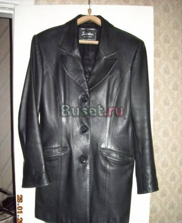 Пиджак кожаный удлинённый Ростов-на-Дону