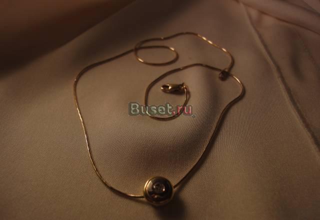 Золотая подвеска и цепочка Москва