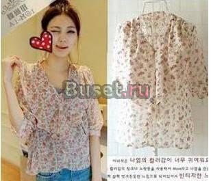 Шифоновая рубашка Москва