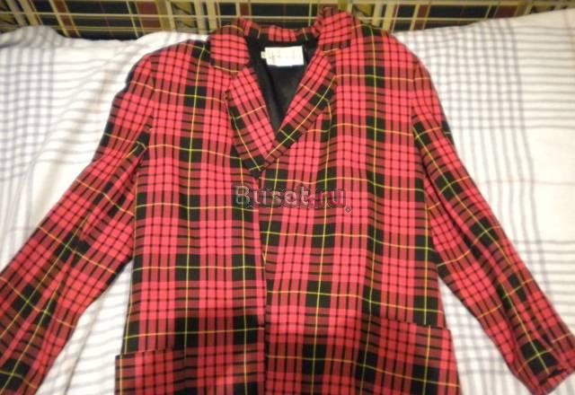 Винтажный Пиджак в клетку Москва