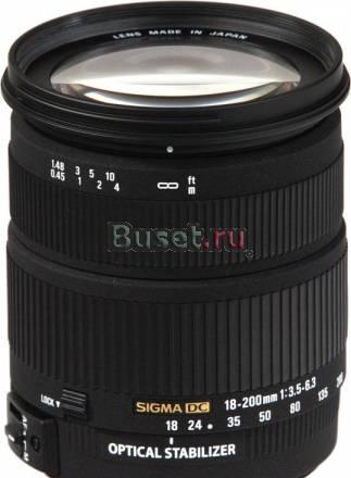 Объектив sigma AF 18-200 mm f3.5-6.3 DC canon Москва