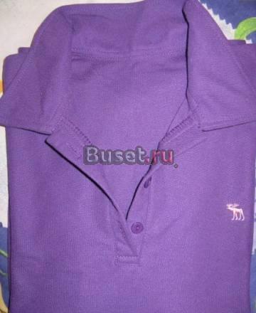 Новое поло фиолетового цвета 42-44 небольш.46 Москва