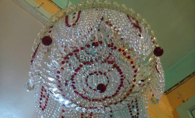 Новая люстра " Лилия " c чешским хрусталем Москва