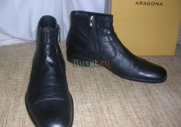 Черные демисезонные ботинки Aragona Италия Москва