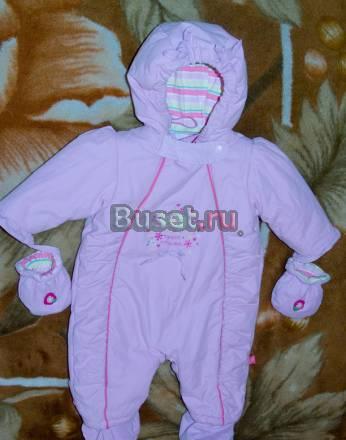 Комбинезон розовый весна-осень для девочки 68 р Москва