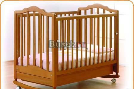 Кроватка "Екатерина" с качалкой, ящиком. Новая Москва