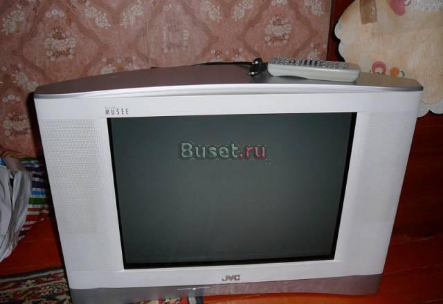 Телевизор JVC (ЭЛТ, отличное состояние) Пересвет