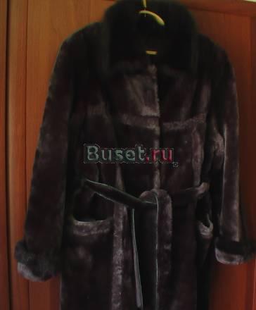 Шубу (мех.пальто)полированный мутон с подрезами10т Санкт-Петербург