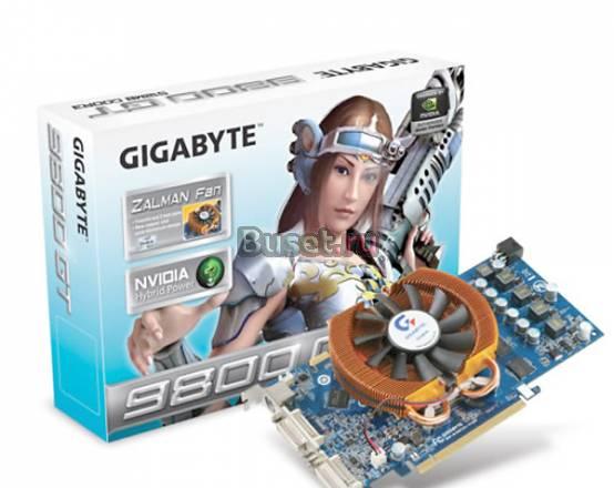 Видеокарта 9800GT 512мб gigabyte Zalman Москва