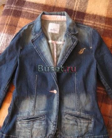 Джинсовый пиджак фирмы TOM tailor, новый, 46 Москва