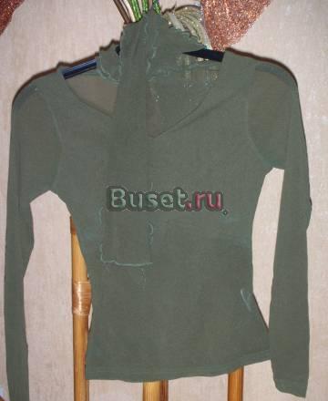 Кофточка из микросетки с шарфиком Москва