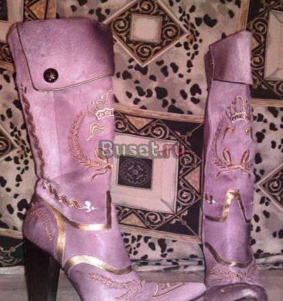 Сапоги роскошн натур мех Москва