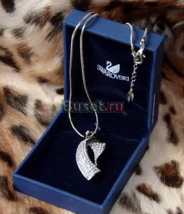 Swarovski Кулон+цепочка Ванильные паруса Москва