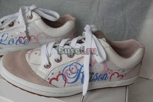 Новые кеды натур кожа ,замша. стразы.паетки Москва