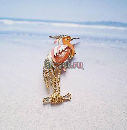 Брошь в виде цапли Санкт-Петербург