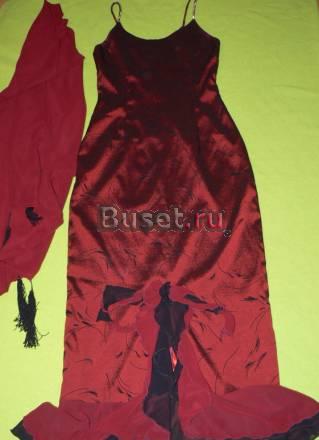 Платье вечернее красивое с палантином Москва