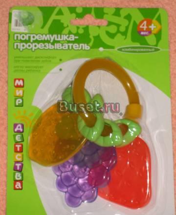 Погремушка прорезыватель "Мир детства" от 4х мес Москва