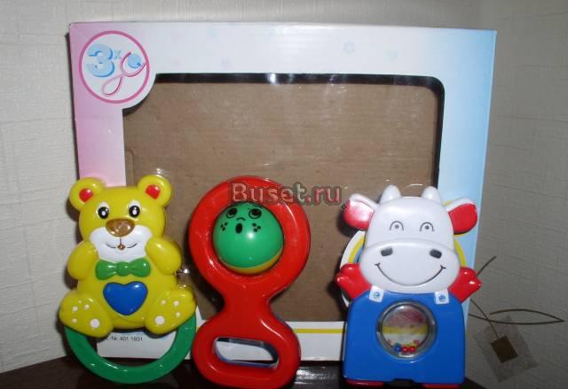 Набор из трех погремушек Москва