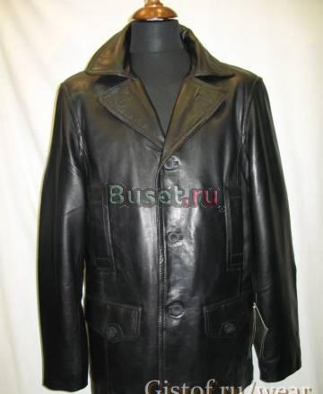 Новая мужская кожаная куртка (Пакистан) Москва