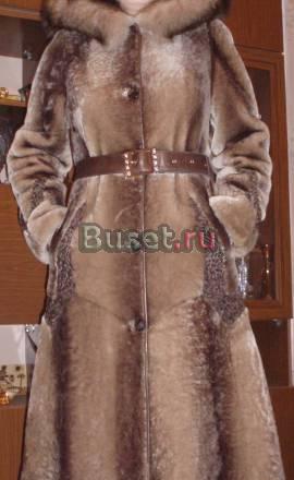 Очаровательная мутоновая шуба Екатеринбург