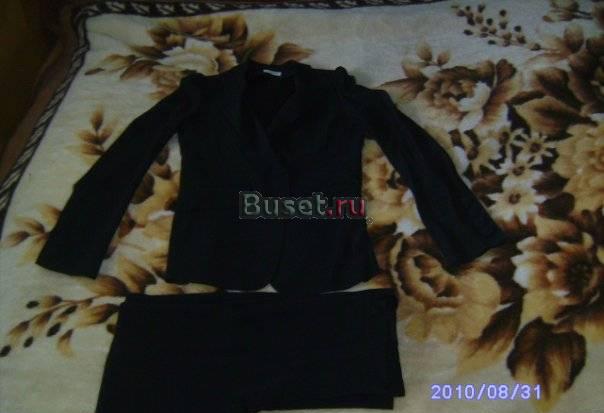 Костюм чёрный, брючный Санкт-Петербург