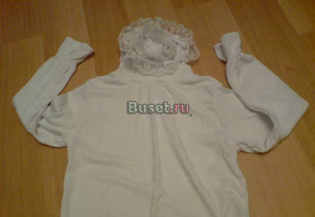 Водолазка для девочки белая Москва