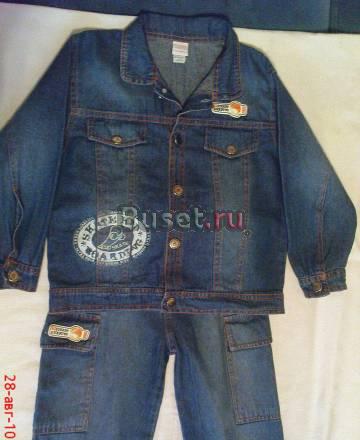 Отличный джинсовый крстюм mamma rammo 110см/5лет Москва