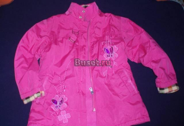 Куртка удлиненная для девочки, рост 128 Санкт-Петербург