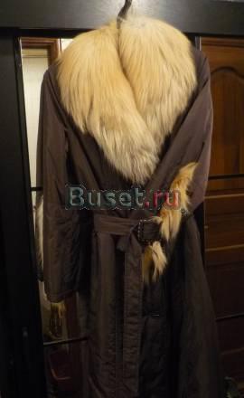 Пальто с лисой Москва