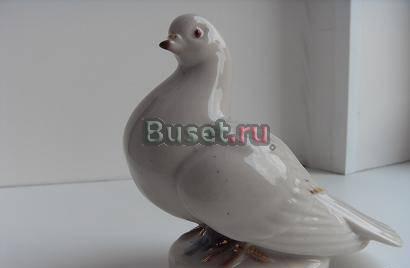 Гжель. Голубь. Старинная статуэтка 50-х годов Москва