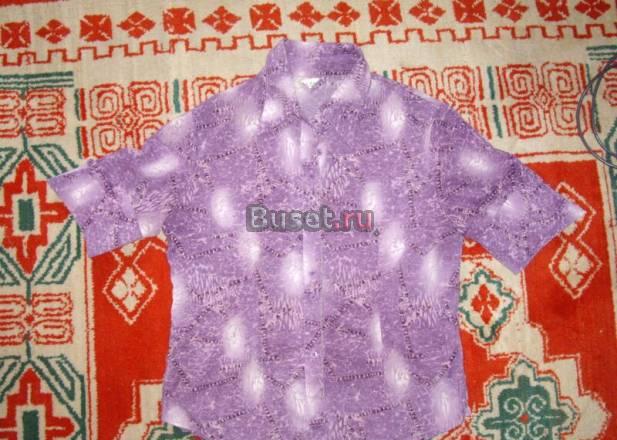 Фиолетовая летняя блузка, размер 46/48 Москва