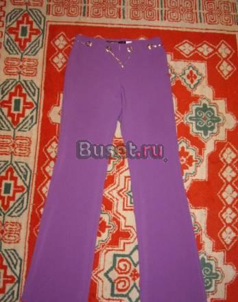 Летние сиреневые брюки на высокую девушку, р.46 Москва