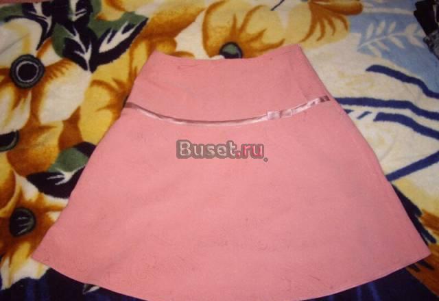 Летняя розовая юбка, размер 46 Москва