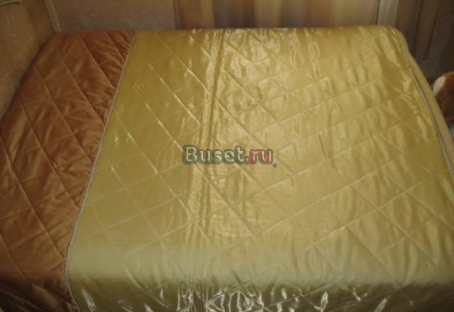 Покрывало на 2-х сп кровать в золотых оттенках Москва