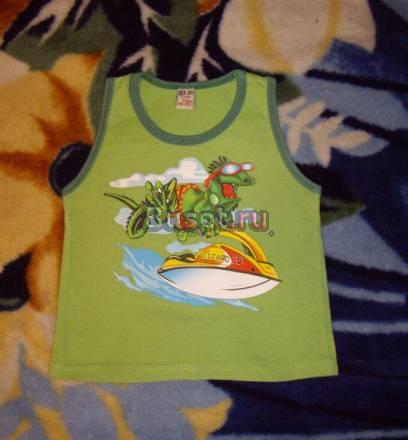 Летняя стильная майка Gee Jay, 100 х/б, р 80/86 Москва