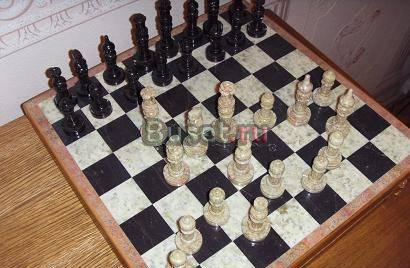 Эксклюзивные Шахматы из натурального камня Москва