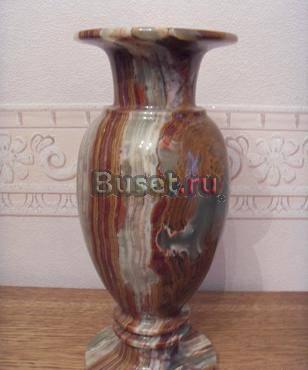 Ваза из натурального камня оникса Москва