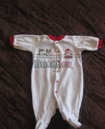 Велюровый слипик "Carters", размер 3 мес Москва