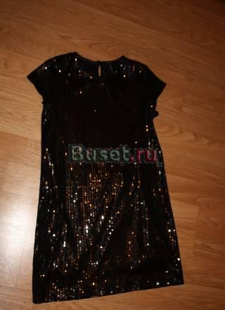 Черное платье в паётках Москва