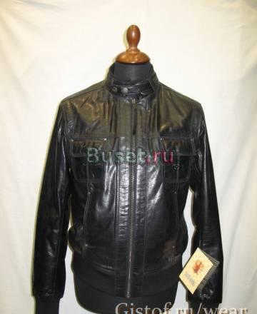 Новая мужская кожаная куртка (Пакистан) Москва