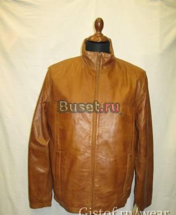 Новая мужская кожаная куртка (Пакистан) Москва