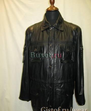 Новая мужская кожаная куртка (Пакистан) Москва