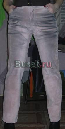 Нежно-розовые замшевые брюки 46-48 рр Москва