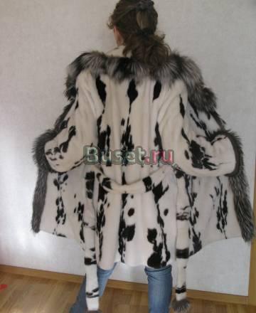Норковая шуба. Почти новая Москва