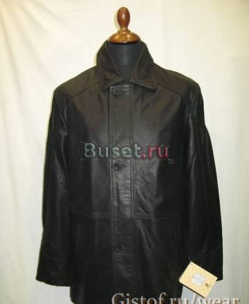 Новая мужская кожаная куртка (Пакистан) Москва