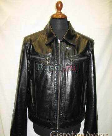 Новая мужская кожаная куртка (Пакистан) Москва