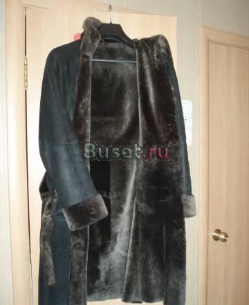 Женская дубленка черного цвета р.44 Москва