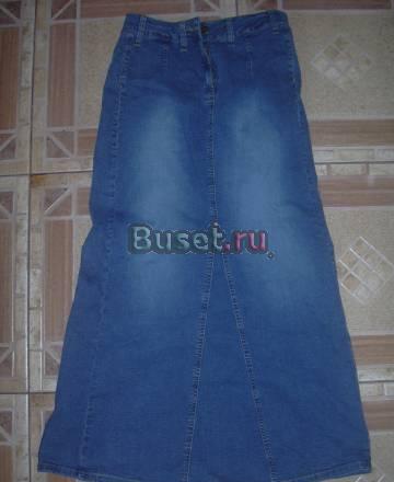 Джинсовая юбка стрейч 42-44 - 2 штуки Москва