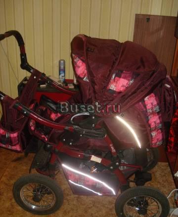 Коляска 3 в 1 Bebetto Tiger Польша Москва